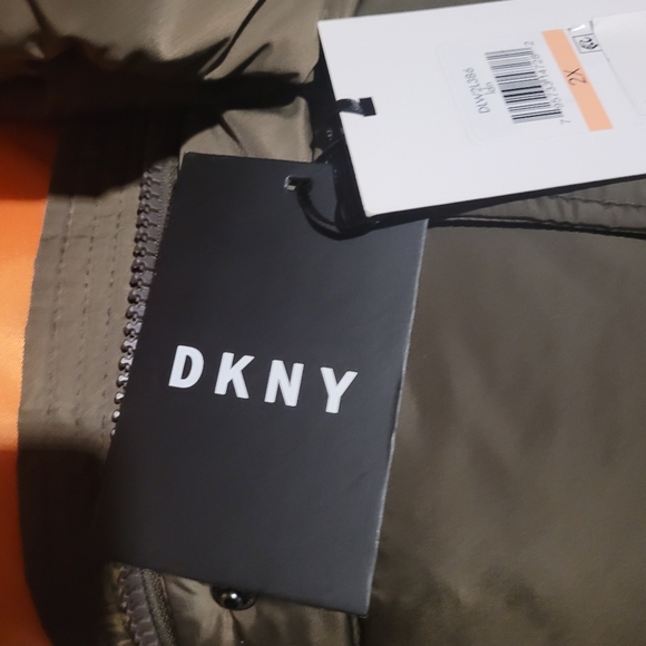 Faux Fur Trim Hood Puffer JacketDKNYC - Picture 10 of 11